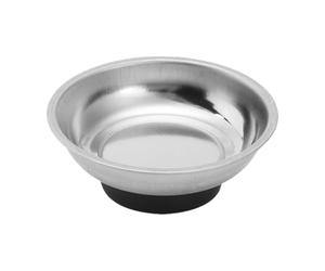 Plateau à vis - Support de pièces magnétique, bol en acier inoxydable, organisateur de rangement d'outils portable de 12,7 cm | Plateau de capture de boulons pour réparation, accessoires magnétiques d