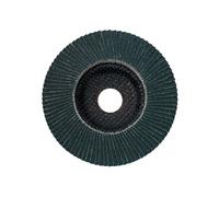 METABO 624244000 - Disco abrasivo de láminas Corindón circonio Inox-Metal oblicuo 115 mm grano 80 (Envase de 10 Ud)