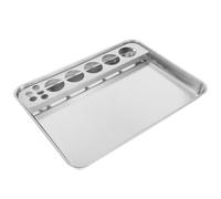Plateau Acier en Rectangulaire Inoxydable Médical pour Soins Médicaux