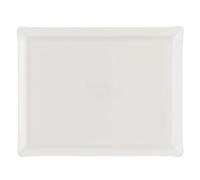 Plateau Acrylique 37 x 28 cm Lin Blanc