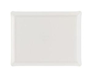 Plateau Acrylique 37 x 28 cm Lin Blanc