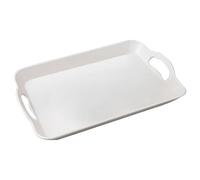 Plateau alimentaire rectangulaire pour aliments, plateau antidérapant pour couvercles, desserts, fruits, boissons et événements en plein air