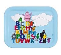 Barbapapa Plateau avec Motif Alphabet Multicolore