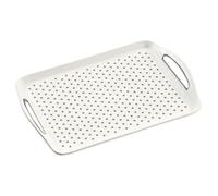 Kesper Plat de service 77200 antidérapant plastique blanc 45,5 x 32 x 4,5 cm