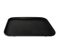 Plateau antidérapant - Kristallon - 405 x 305 mm - Noir - Polypropylène - Rectangulaire