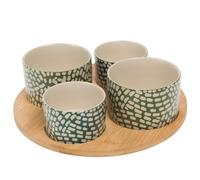 Plateau apéritif 4 bols isis