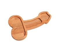 Plateau apéritif en Bois, pour charcuterie, Fromage, idéal Lors de Barbecue, fêtes, Cadeau Unique, Originaux en Forme de Coq avec des Courbes et Une Taille parfaites (L)