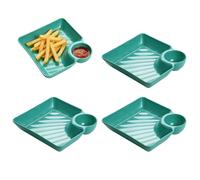Plateau Apéritif | Présentoir moderne antidérapant, assiettes décoratives,Plateau de charcuterie et assiette snacks - pour Charcuterie Apéritif Fruit Dessert Maison Restaurant