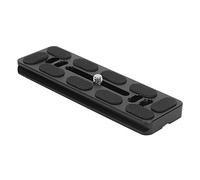 Plateau Arca Swiss à Dégagement Rapide, Plaque de Base Double Vis, Alliage d'Aluminium, Finition Oxydation Noire, Usiné CNC