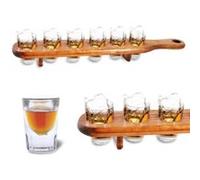 Plateau avec 6 verres shooters G