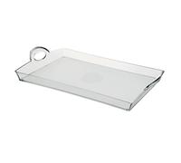 Plateau avec anses transparent guzzini