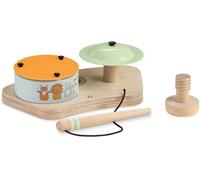 Plateau Avec Xylophone Bebe Play Music Pour Chaise Haute Bebe Alpha+ Et Beta+, Jouet En Bois Bebe (Certifié Fsc®) - Combinable Avec Le Play Tray, Matériau Recyclé - Zebra White