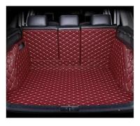 Plateau Bagages pour Q5 2013-2016 Tapis De Coffre De Voiture À Couverture Complète en Cuir Anti-salissure, Protection Intérieure Tapis Coffre Voiture(VIN Rouge)