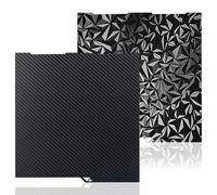 Plateau Bambula Double Face en Pet + PEO 257x257mm, Plaque en d'impression Magnétique Acier à Ressort pour Bambu Lab X1, X1C, X1E, P1P, P1S, A1 Imprimante 3D