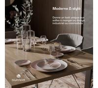 Plateau Bearsdon 140 x 80 cm pour cuisine et salle à manger | Bois stratifié robuste