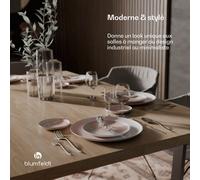 Plateau Bearsdon 160 x 90 cm pour cuisine et salle à manger | Bois stratifié robuste