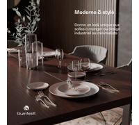 Plateau Bearsdon 200 x 100 cm pour cuisine et salle à manger | Bois stratifié robuste