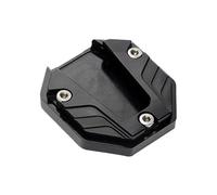 Plateau Béquille Latérale Extension De Béquille Moto En Alliage D'aluminium Plaque Support Coussinet Pied Pour Et Scooter Latérale Patin Stabilisateur(A)