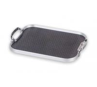 Plateau black/Silver Picots 'Rubber Grip' XS 35 x 28 cm