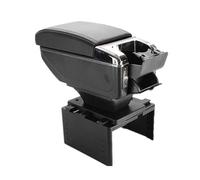 Plateau Boîte À Gants Accoudoir Universel Pour Voiture Modèle Central Accessoires De Support Rangement Pièces Rénovation Intérieures(B black line NO USB)