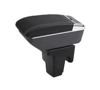 Plateau Boîte À Gants Pour Ford Pour Focus 3 Mk3 2011 2012 2013 2014 2015 2016 2017 2018 2019 2020 Accoudoir Central De Voiture Accessoires De Rangement(B white line NO USB)