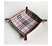 plateau， Boîte de rangement de bureau créative for hommes et femmes, plateau de voyage en treillis, boîte de rangement utilisée for ranger le rouge à lèvres et la télécommande(Lattice_Large1)