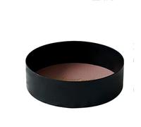 plateau， Boîte de rangement ronde for voyage for hommes et femmes, utilisée for ranger le rouge à lèvres(Brown)