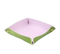 plateau， Bol de rangement for clés, cache-pièces et boissons, plateau de voyage for hommes et femmes, boîte de rangement utilisée for ranger les clés de rouge à lèvres(Purple)