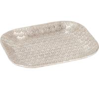 Plateau bougie Scandinave Janshir Argent 28cm Angulaire