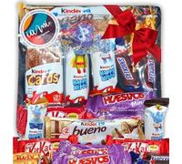 Plateau Cadeau Chocolats - Assortiment 13 Mini Chocolats Individuels (17×17 cm) - Idée Cadeau Saint-Valentin, Fête des Mères, Fête des Pères, Communion, Anniversaire