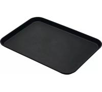 Plateau CAMBRO en fibre de verre, noir, longueur : 650 mm, largeur : 450 mm, antidérapant