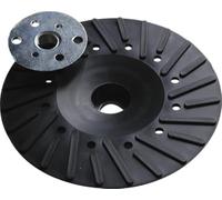 Leman 127.06 Plateau en Caoutchouc ø 125 mm avec écrou M14 pour disque fibre/semi-rigide