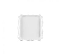 Plateau carré Costa Nova Alentejo (x2) Blanc 21,0 x 20,7x2,8 cm/0,47 L