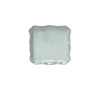 Plateau carré Costa Nova Alentejo (x2) Turquoise 21,0 x 20,7x2,8 cm/0,47 L