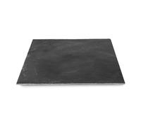 Plateau carré en ardoise naturelle Lacor Noir 40 cm