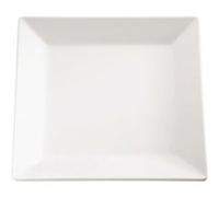Plateau Carré en Mélamine Pur 265 mm - APS - Mélamine 265x265x30mm Blanc