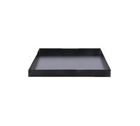 Plateau cendre pour brasero - L 32 x l 32 cm x H 3 cm - Noir