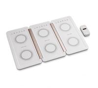 Plateau chauffant électrique portable avec température réglable de 35 à 120 °C et minuterie de 12 heures pour garder les aliments chauds lors de fêtes