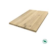 Plateau chêne massif pleines lames 1600 x 900 x 40 mm FSC mixte FORESTEA Dimensions : 1600 mm x 900 mm x 40 mm