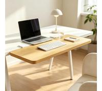 Plateau Clavier Ergonomique Extension Bureau Gaming Maison | Support souris dédié conception confortable aide à optimiser la disposition du poste de travail(Beige,60*25cm/23.6*9.8in)
