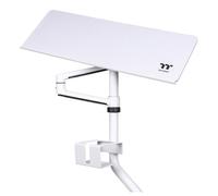 Plateau clavier et souris - THERMALTAKE - Keyboard & Mouse Tray - Blanc mat - Inclinaison +90°/-45° - Rotation 3 axes