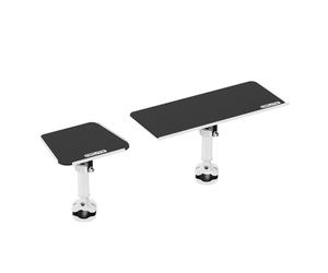 Plateau clavier souris Oplite R8 Blanc pour cockpit sim racing Réglable 5 cm 3 axes Charge max 15 kg