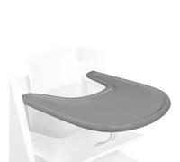Plateau Compatible avec la Chaise Stokke Tripp Trapp, Plateau pour Chaise Haute Tripp Trapp Stokke Accessoires de Chaise Haute pour Tout-Petit 6-36 Mois (Gris)