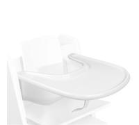 Plateau Compatible avec la Chaise Stokke Tripp Trapp, Plateau pour Chaise Haute Tripp Trapp Stokke Accessoires de Chaise Haute pour Tout-Petit 6-36 Mois (Blanc)