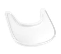 Plateau compatible avec la chaise Stokke Tripp Trapp, surface lisse et forte absorption, 100 % sans BPA, facile à assembler, accessoire de chaise haute pour les tout-petits de 6 à 36 mois, blanc