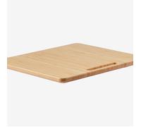 Plateau Coulissant - DUOKU - 33x40,6 cm - Bois - Capacité 18 kg - Roulettes en Caoutchouc