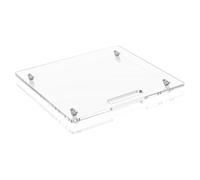 Plateau coulissant en acrylique pour cafetière | Acrylique transparent, 35,6 x 33 cm, 4 roues en caoutchouc | Panier mobile pour appareils de cuisine pour comptoir, mixeur, grille- , robuste