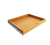 Plateau coulissant en bois de 73,7 cm de large pour armoire de cuisine, étagères coulissantes, avec glissières de tiroir à montage latéral - DIY (compatible avec le cadre frontal RTA B33)