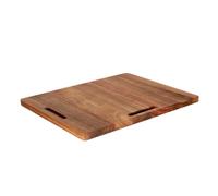 Plateau coulissant pour cafetière, tapis de rangement roulant à 360 degrés | Construction en bois d'acacia de qualité supérieure - Roulement lisse à 360 degrés - Économie d'espace - Mouvement sans