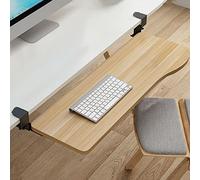 Plateau coulissant pour clavier et souris sous le bureau Accoudoir Support Tiroir Plateforme Accessoires de bureau Coussin coude 65 x 25 cm Design ergonomique pour plus de confort